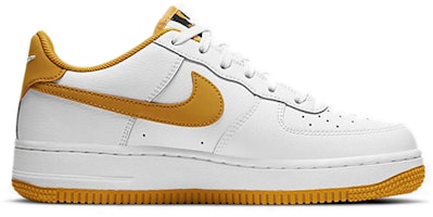 Nike Air Force 1 低筒 雙鉤 休閒 板鞋 GS 白黃 Order Nike Air Force 1 低筒 雙鉤 休閒 板鞋 GS 白黃