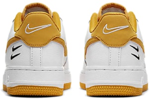 Nike Air Force 1 低筒 雙鉤 休閒 板鞋 GS 白黃 Purchase Nike Air Force 1 低筒 雙鉤 休閒 板鞋 GS 白黃