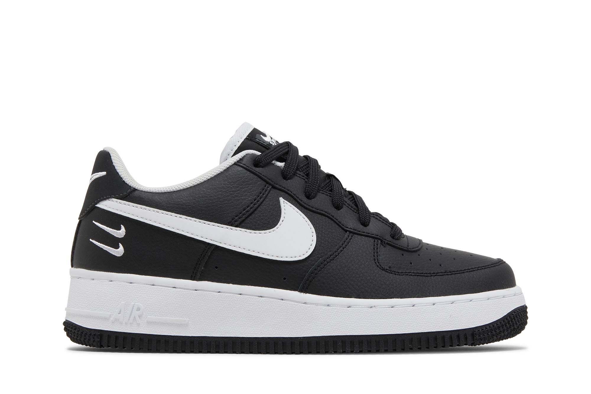 (Youth) Nike Air Force 1 HO20 BG 'Dual Swoosh - Black'