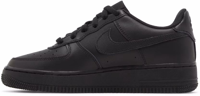 (Youth) Nike Air Force 1 LE 'Triple Black' FV5951-001 Lookbook (Youth) Nike Air Force 1 LE 'Triple Black' FV5951-001