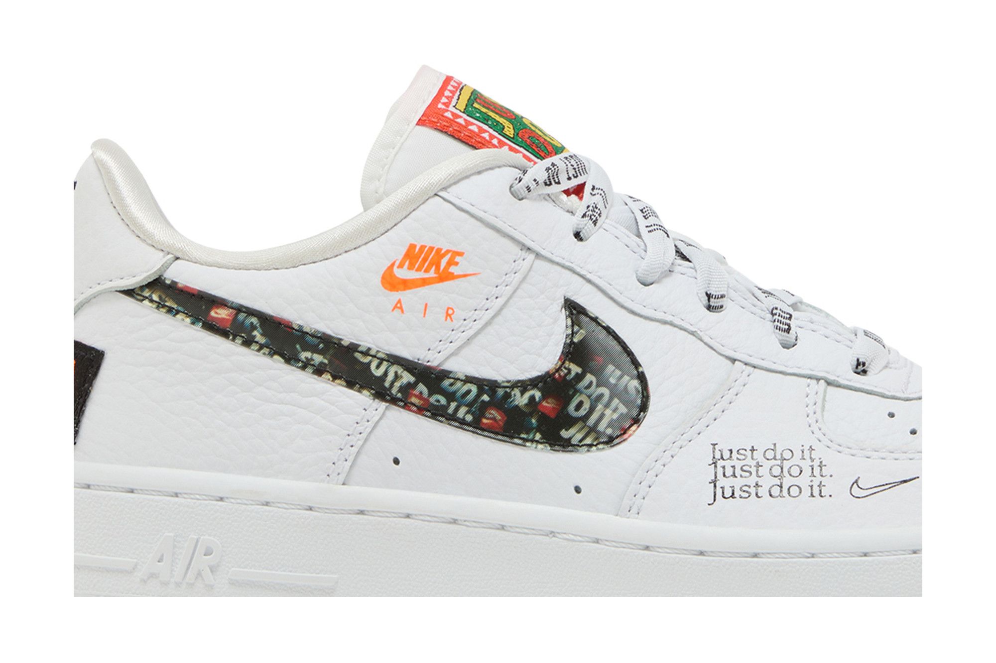 Order Nike Air Force 1 Low Just Do It Pack 空軍一號 塗鴉 低筒 板鞋 GS 白黑