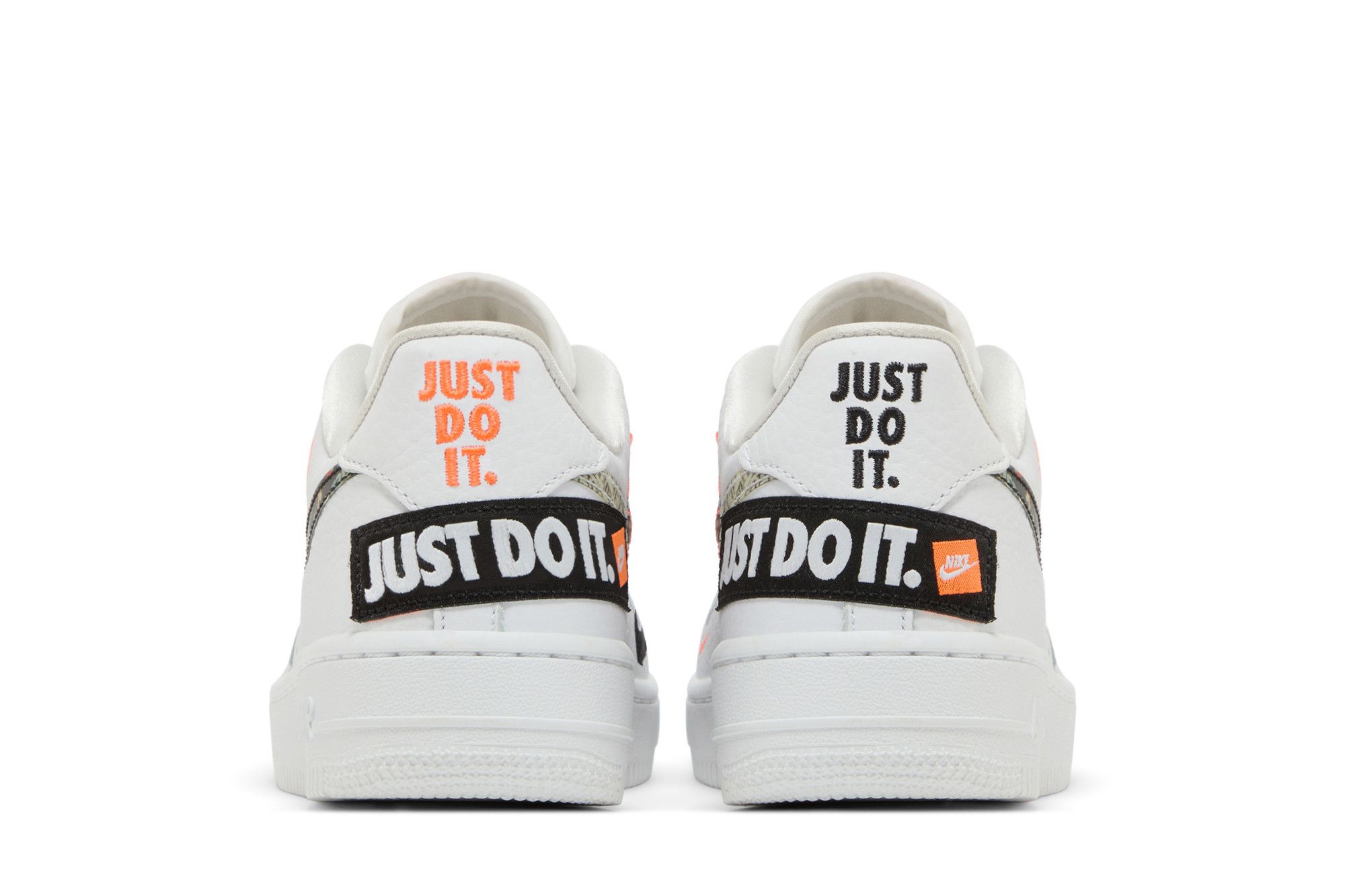 Details for Nike Air Force 1 Low Just Do It Pack 空軍一號 塗鴉 低筒 板鞋 GS 白黑