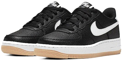 Nike Air Force 1 低筒 板鞋 GS 黑白 Lookbook Nike Air Force 1 低筒 板鞋 GS 黑白