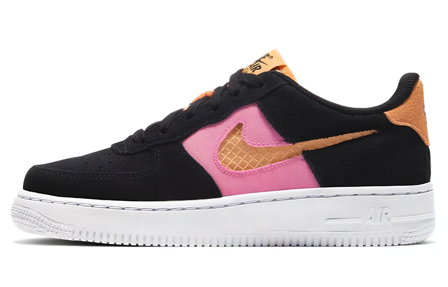 Buy (JR) Nike Air Force 1 Rendah 'Hitam Lotus Merah Jambu' CJ4093-002