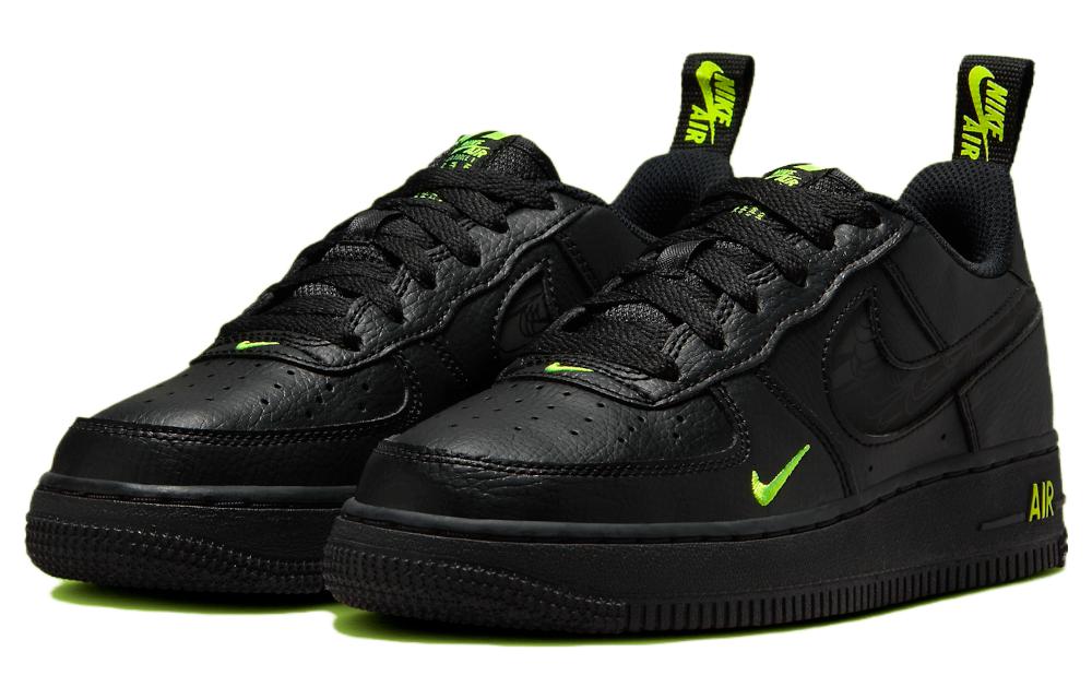 Lookbook (JR) Nike Air Force 1 Rendah 'Hitam Volt' FV7020-001