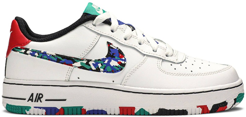 (JR) Nike Air Force 1 Low 'Blanco Multicolor Crayón' CU4632-100 Buy (JR) Nike Air Force 1 Low 'Blanco Multicolor Crayón' CU4632-100