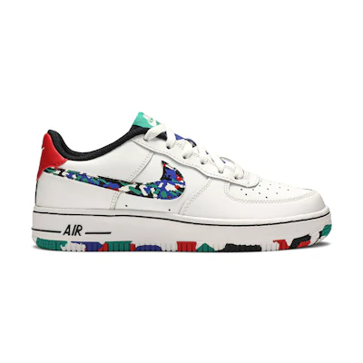 (Youth) Nike Air Force 1 Low 'Crayon White Multi'