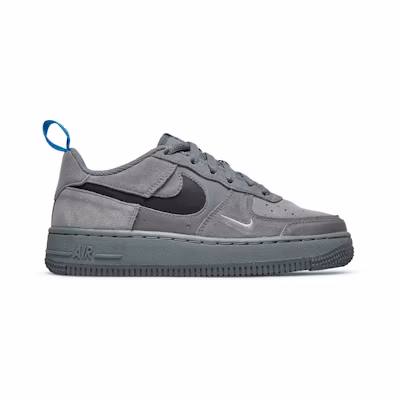 (Youth) Nike Air Force 1 Low 'Cut Out Swoosh - Smoke Grey'