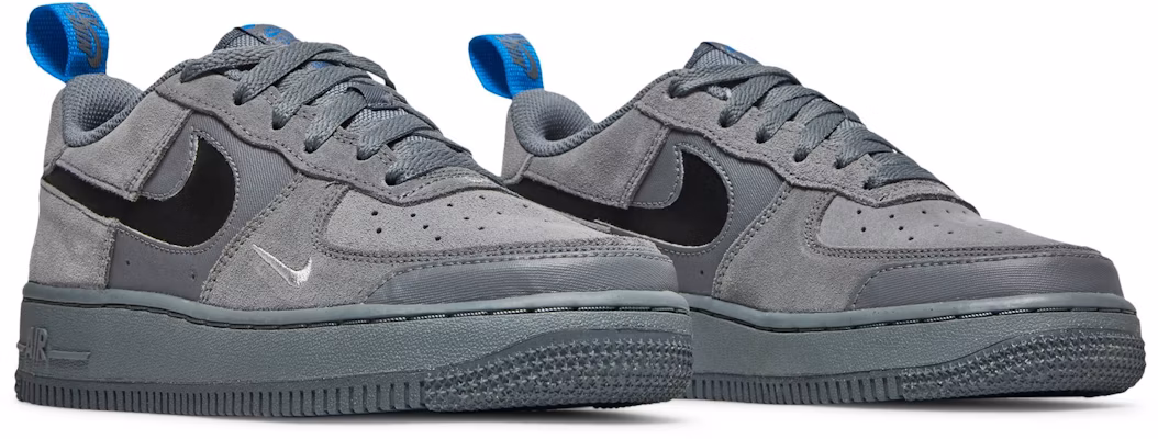 (JR) Nike Air Force 1 Low 'Corte Swoosh - Gris Humo' DQ1097-001 Cheap (JR) Nike Air Force 1 Low 'Corte Swoosh - Gris Humo' DQ1097-001