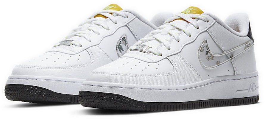 (Youth) Nike Air Force 1 Low 'Daisy' CW5859-100 Lookbook (Youth) Nike Air Force 1 Low 'Daisy' CW5859-100