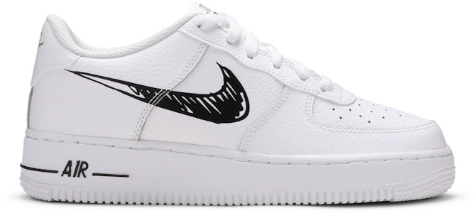 Nike Air Force 1 Low 塗鴉 低筒 板鞋 GS 白黑 Buy Nike Air Force 1 Low 塗鴉 低筒 板鞋 GS 白黑
