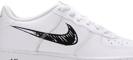 (JR) Nike Air Force 1 Low 'Doodle Swoosh - Putih Hitam' DM3177-100 Order (JR) Nike Air Force 1 Low 'Doodle Swoosh - Putih Hitam' DM3177-100