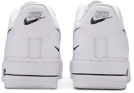 Nike Air Force 1 Low 塗鴉 低筒 板鞋 GS 白黑 Details for Nike Air Force 1 Low 塗鴉 低筒 板鞋 GS 白黑
