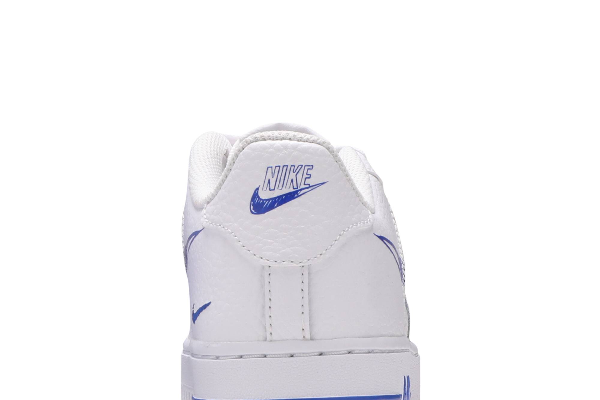 Sizing (JR) Nike Air Force 1 Low 'Doodle Swoosh - Blanco Racer Azul' DM3177-102