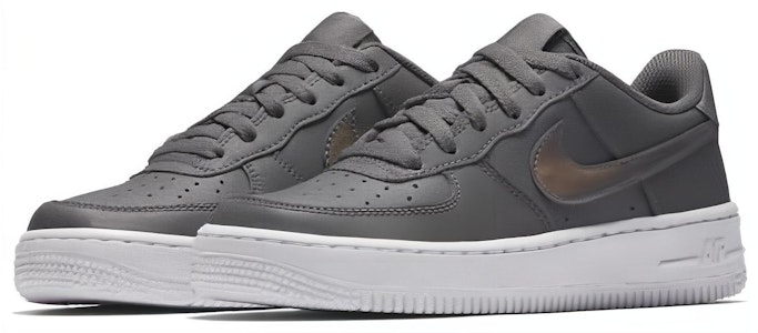 (JR) Nike Air Force 1 Low 'Gunsmoke' Abu-Abu Dataran Rendah 314219-019 Lookbook (JR) Nike Air Force 1 Low 'Gunsmoke' Abu-Abu Dataran Rendah 314219-019
