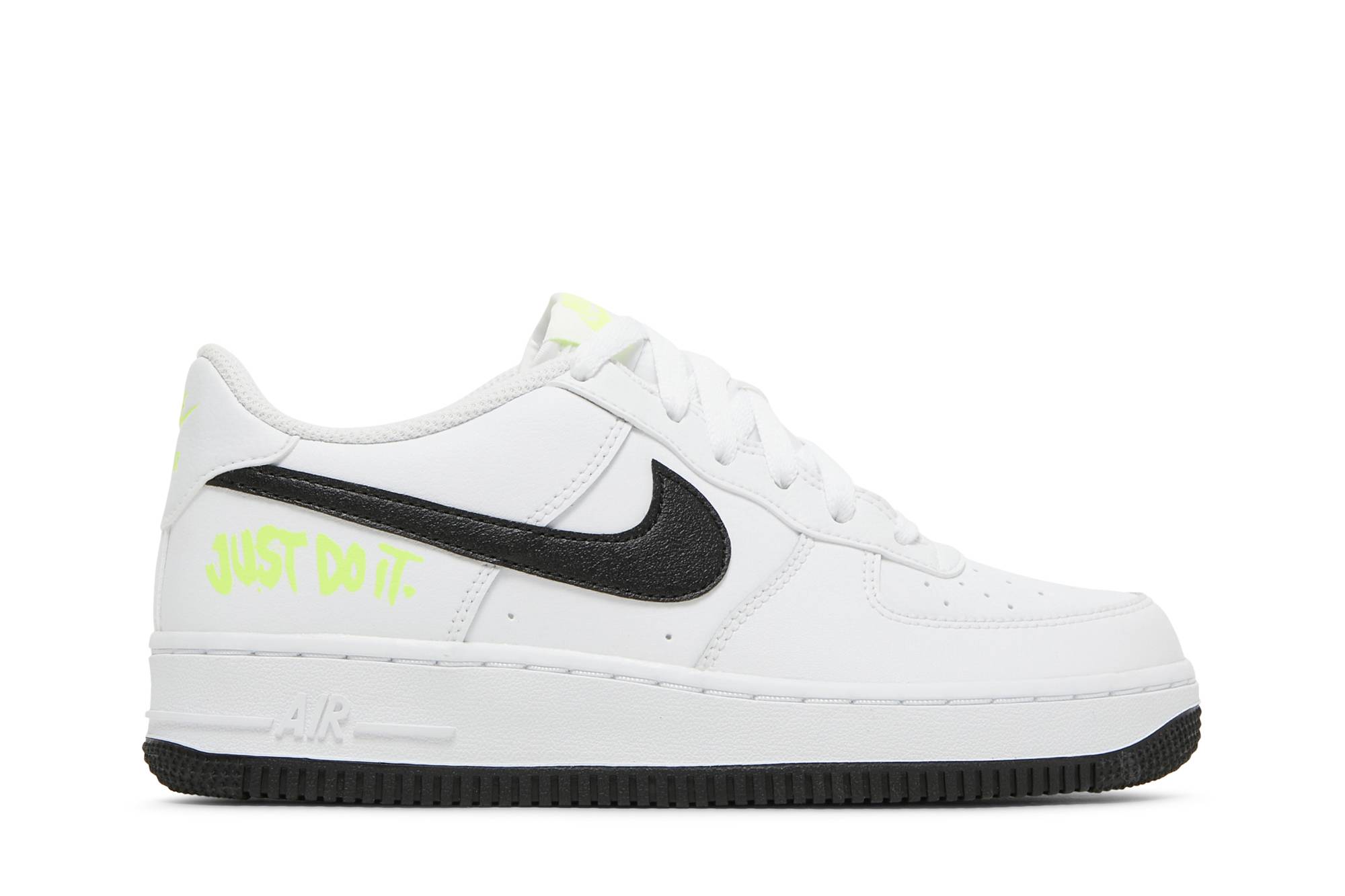 Buy (JR) ナイキ エアフォース1 '07 LV8 "Just Do It" ホワイト/ボルト DM3271-100