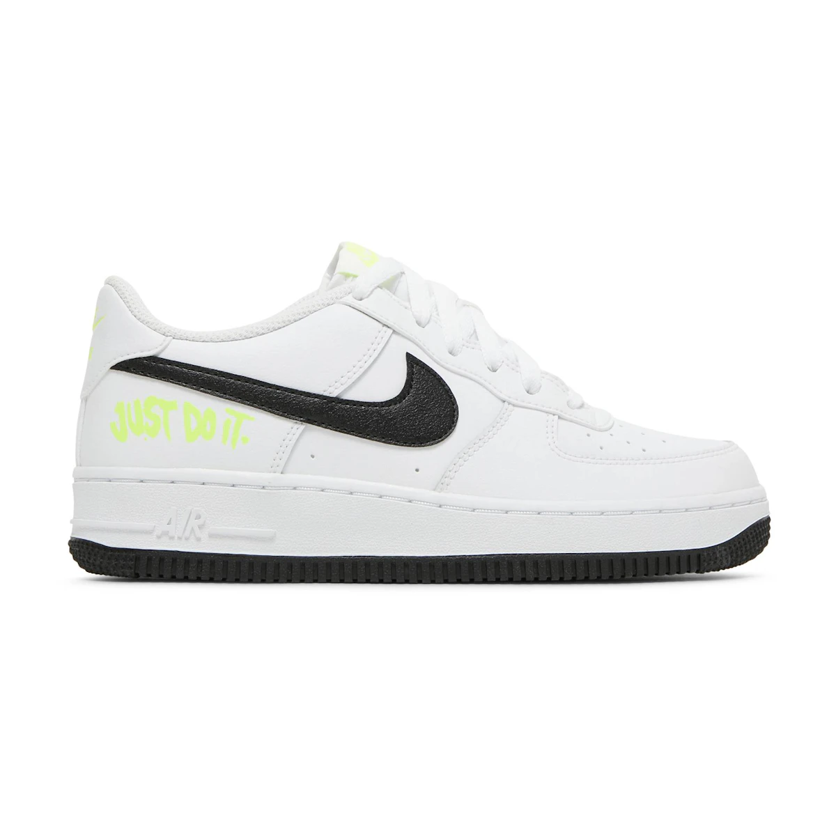 (JR) Nike Air Force Low 'Just Do It Putih Volt' DM3271-100