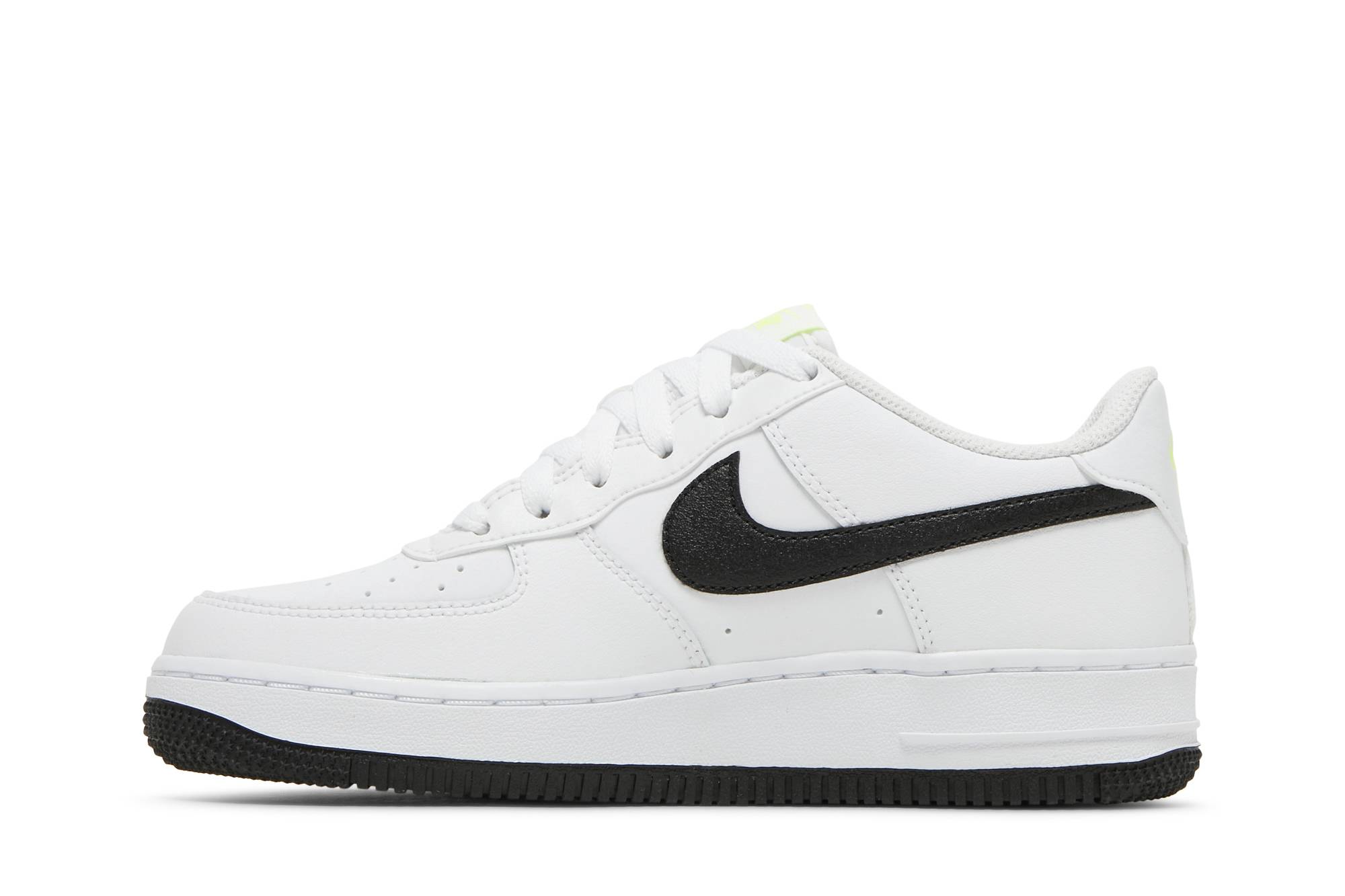 Lookbook (JR) ナイキ エアフォース1 '07 LV8 "Just Do It" ホワイト/ボルト DM3271-100