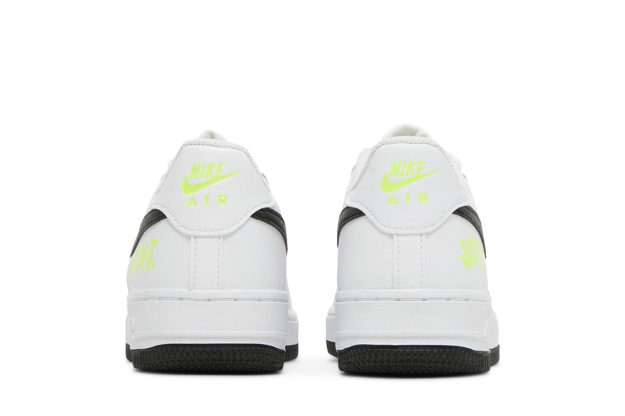 Details for (JR) ナイキ エアフォース1 '07 LV8 "Just Do It" ホワイト/ボルト DM3271-100