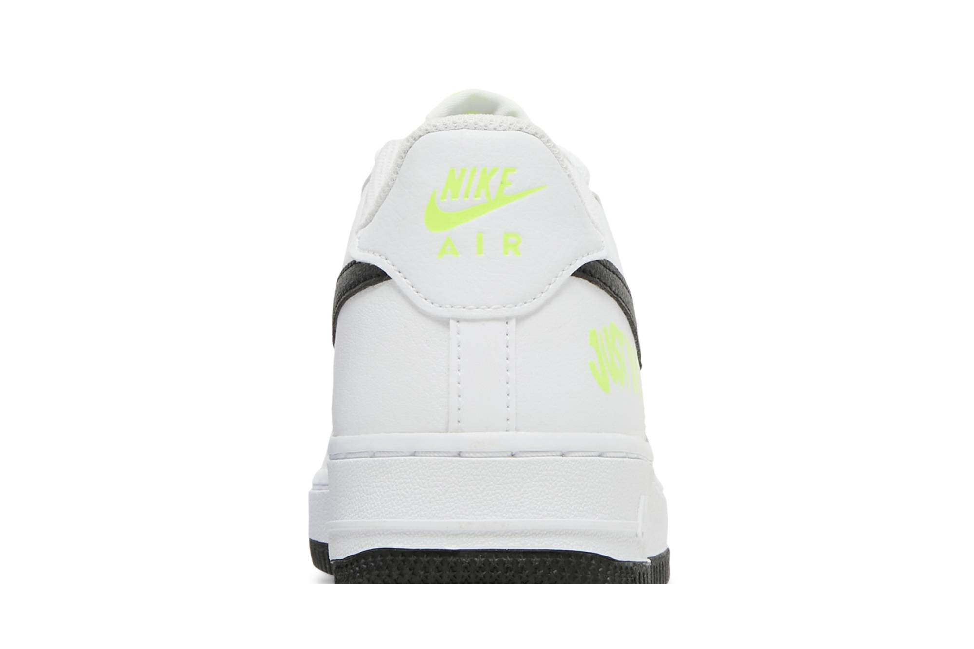 Sizing (JR) ナイキ エアフォース1 '07 LV8 "Just Do It" ホワイト/ボルト DM3271-100