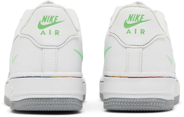 (JR) Nike Air Force 1 Low 'Multi Swoosh' Lelaki DM9473-100 Details for (JR) Nike Air Force 1 Low 'Multi Swoosh' Lelaki DM9473-100