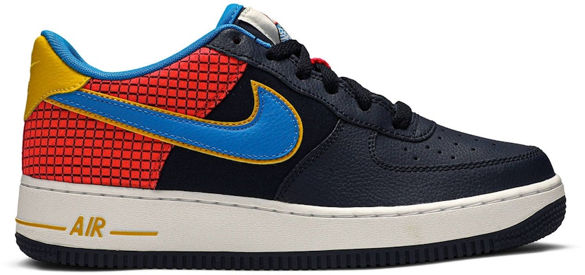 Nike air force 2025 1 red and yellow