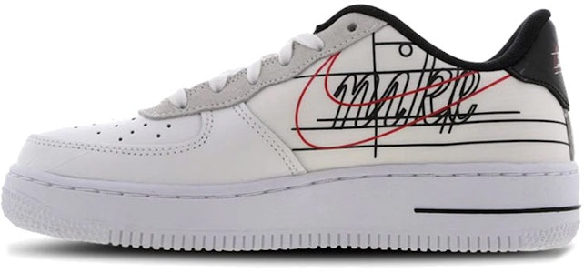 Nike Air Force 1 Low Script Swoosh 設計手稿 復古logo 低筒 板鞋 GS 白紅 Buy Nike Air Force 1 Low Script Swoosh 設計手稿 復古logo 低筒 板鞋 GS 白紅