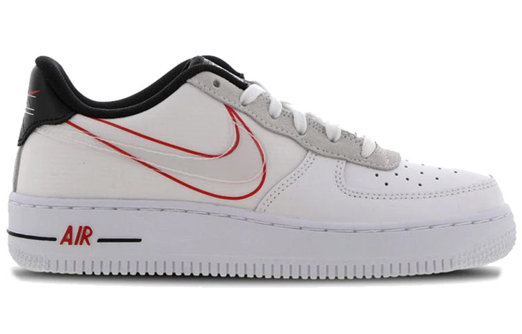 Order (JR) Nike Air Force 1 Low 'Script Swoosh' Lelaki CK9707-100