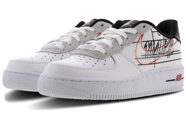 Lookbook (JR) Nike Air Force 1 Low 'Script Swoosh' Lelaki CK9707-100
