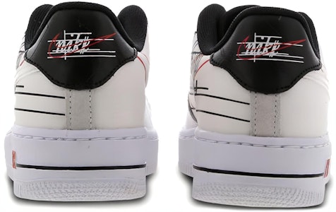 Nike Air Force 1 Low Script Swoosh 設計手稿 復古logo 低筒 板鞋 GS 白紅 Shop Nike Air Force 1 Low Script Swoosh 設計手稿 復古logo 低筒 板鞋 GS 白紅