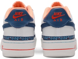 Nike Air Force 1 Low Mini Swoosh 換鉤 輕便 低筒 板鞋 GS 白藍 Details for Nike Air Force 1 Low Mini Swoosh 換鉤 輕便 低筒 板鞋 GS 白藍
