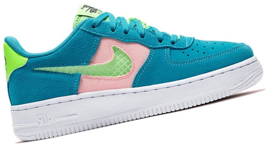 (JR) Nike Air Force 1 Low 'Swoosh Biru Transparan' CJ4093-300 Order (JR) Nike Air Force 1 Low 'Swoosh Biru Transparan' CJ4093-300