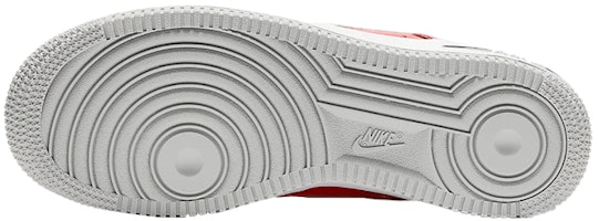 Nike Air Force 1 低筒 板鞋 GS 白灰紅 Details for Nike Air Force 1 低筒 板鞋 GS 白灰紅