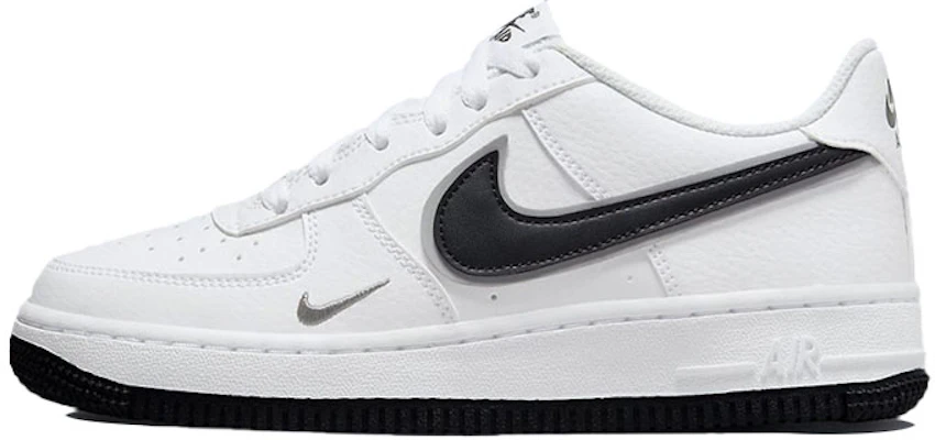 Nike Air Force 1 低筒 休閒 帆布鞋 GS 白黑色 Buy Nike Air Force 1 低筒 休閒 帆布鞋 GS 白黑色