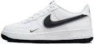 Buy Nike Air Force 1 低筒 休閒 帆布鞋 GS 白黑色
