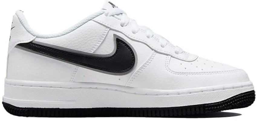 Nike Air Force 1 低筒 休閒 帆布鞋 GS 白黑色 Order Nike Air Force 1 低筒 休閒 帆布鞋 GS 白黑色