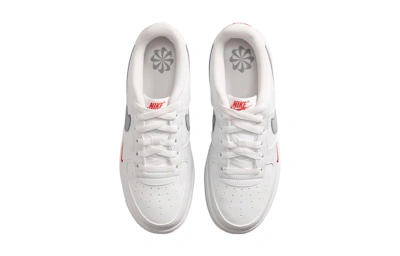 (Youth) Nike Air Force 1 Low 'White Grey Red' FD9772-100