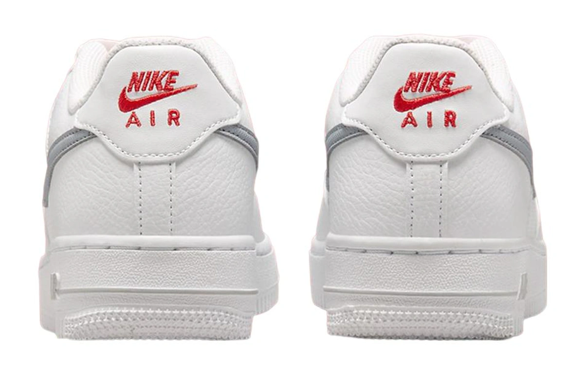 (Youth) Nike Air Force 1 Low 'White Grey Red' FD9772-100