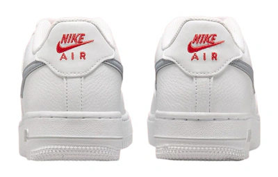 (Youth) Nike Air Force 1 Low 'White Grey Red' FD9772-100