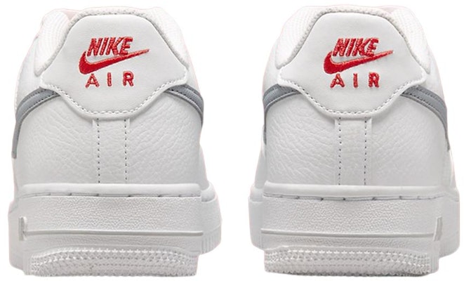 (Youth) Nike Air Force 1 Low 'White Grey Red' FD9772-100 Purchase (Youth) Nike Air Force 1 Low 'White Grey Red' FD9772-100