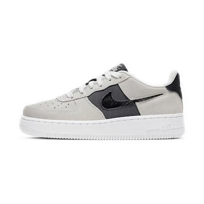 (Youth) Nike Air Force 1 Low 'White Iron Grey'