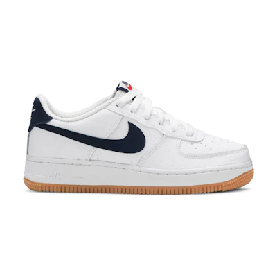 (Youth) Nike Air Force 1 Low 'White Obsidian'