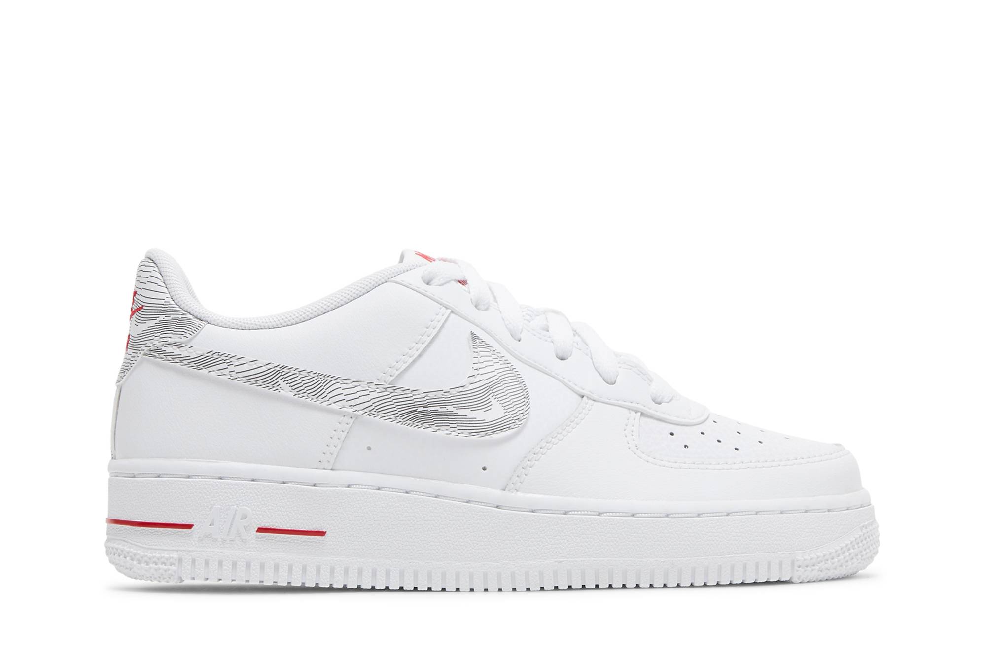 low top air force ones red and white