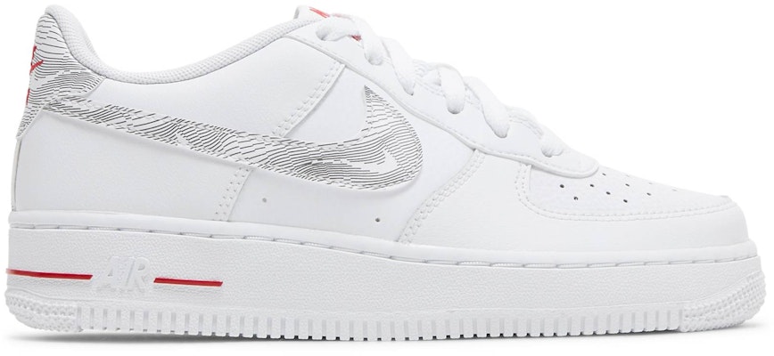 (JR) 나이키 에어포스 1 로우 '화이트 유니버시티 레드' DJ4625-100 Buy (JR) 나이키 에어포스 1 로우 '화이트 유니버시티 레드' DJ4625-100
