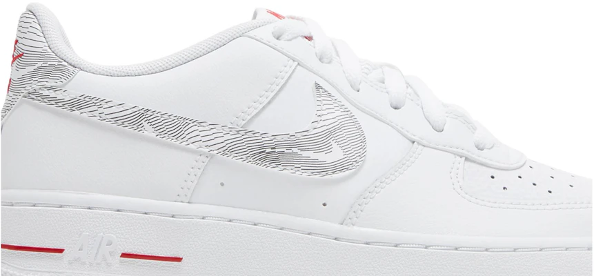 (JR) 耐克空军一号低帮篮球鞋 '白色大学红' DJ4625-100 Order (JR) 耐克空军一号低帮篮球鞋 '白色大学红' DJ4625-100