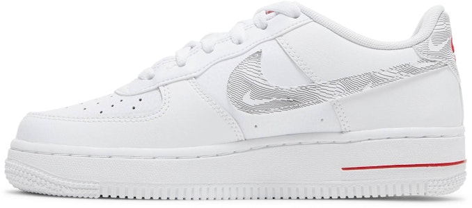 (JR) Nike Air Force 1 Low 'Putih University Merah' DJ4625-100 Lookbook (JR) Nike Air Force 1 Low 'Putih University Merah' DJ4625-100