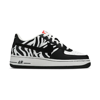 (Youth) Nike Air Force 1 Low 'Zebra Print'