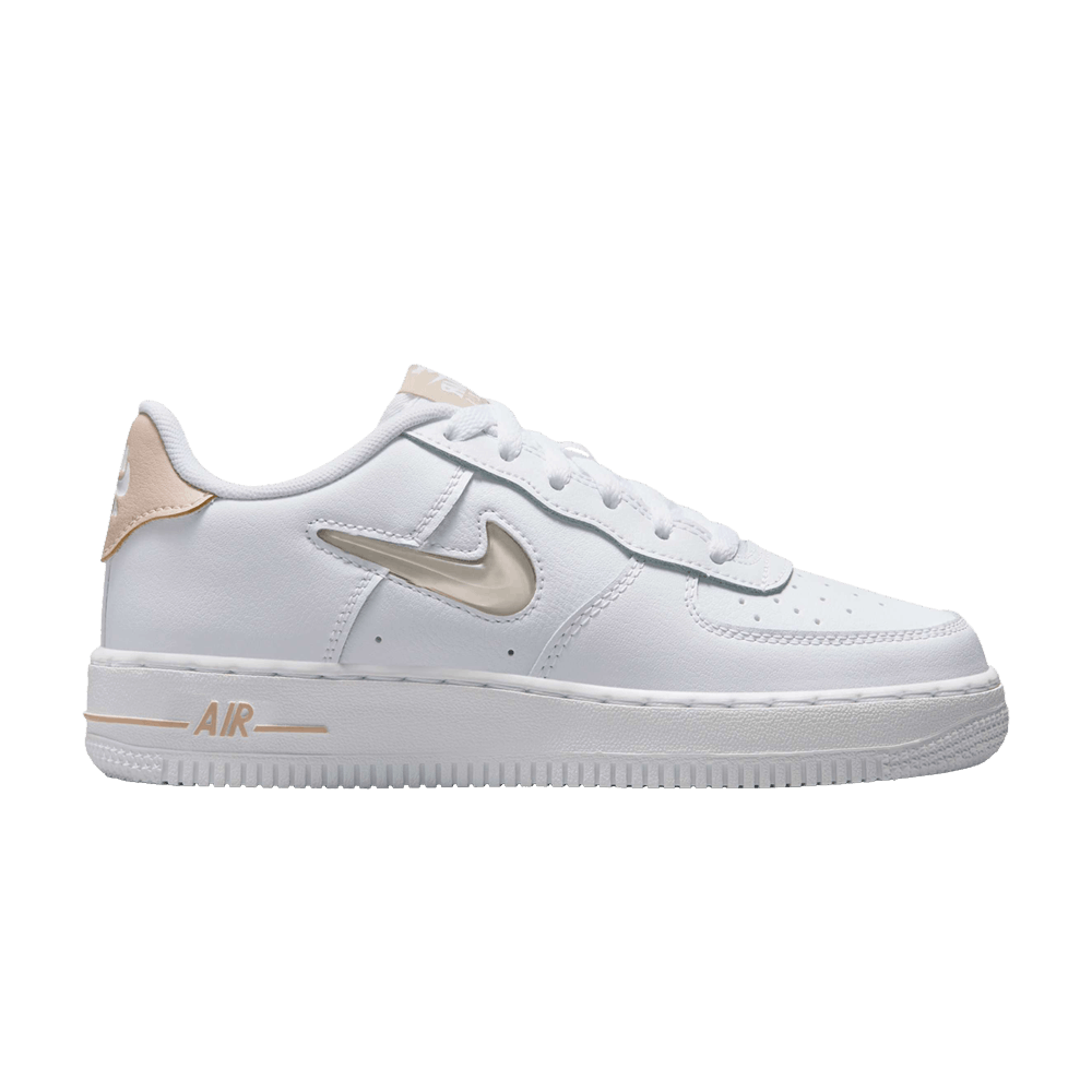 (Youth) Nike Air Force 1 Low Jewel 'White Pale Ivory' HV2535-101
