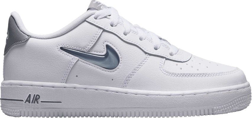 (Youth) Nike Air Force 1 Low Jewel 'White Smoke Grey' HV2535-100 Buy (Youth) Nike Air Force 1 Low Jewel 'White Smoke Grey' HV2535-100