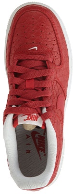 Nike Air Force 1 Low 休閒 透氣輕便平衡 低筒 板鞋 GS 紅色 Lookbook Nike Air Force 1 Low 休閒 透氣輕便平衡 低筒 板鞋 GS 紅色